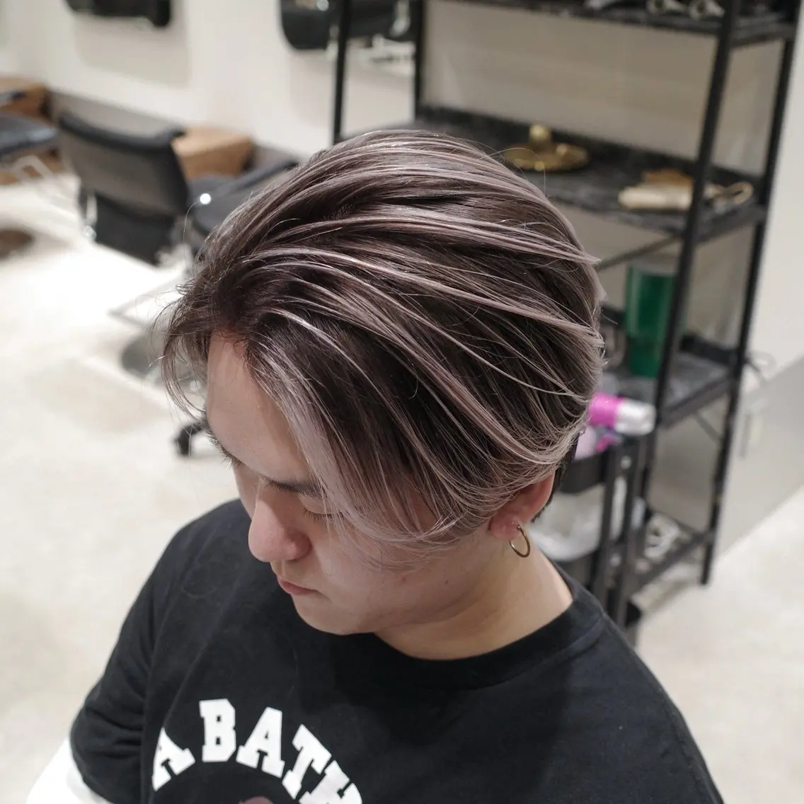 【メンズバレイヤージュ💆🏻】 ¥27500→¥9900 メンズカット+ブリーチ1回+カラー(バレイヤージュ)の写真