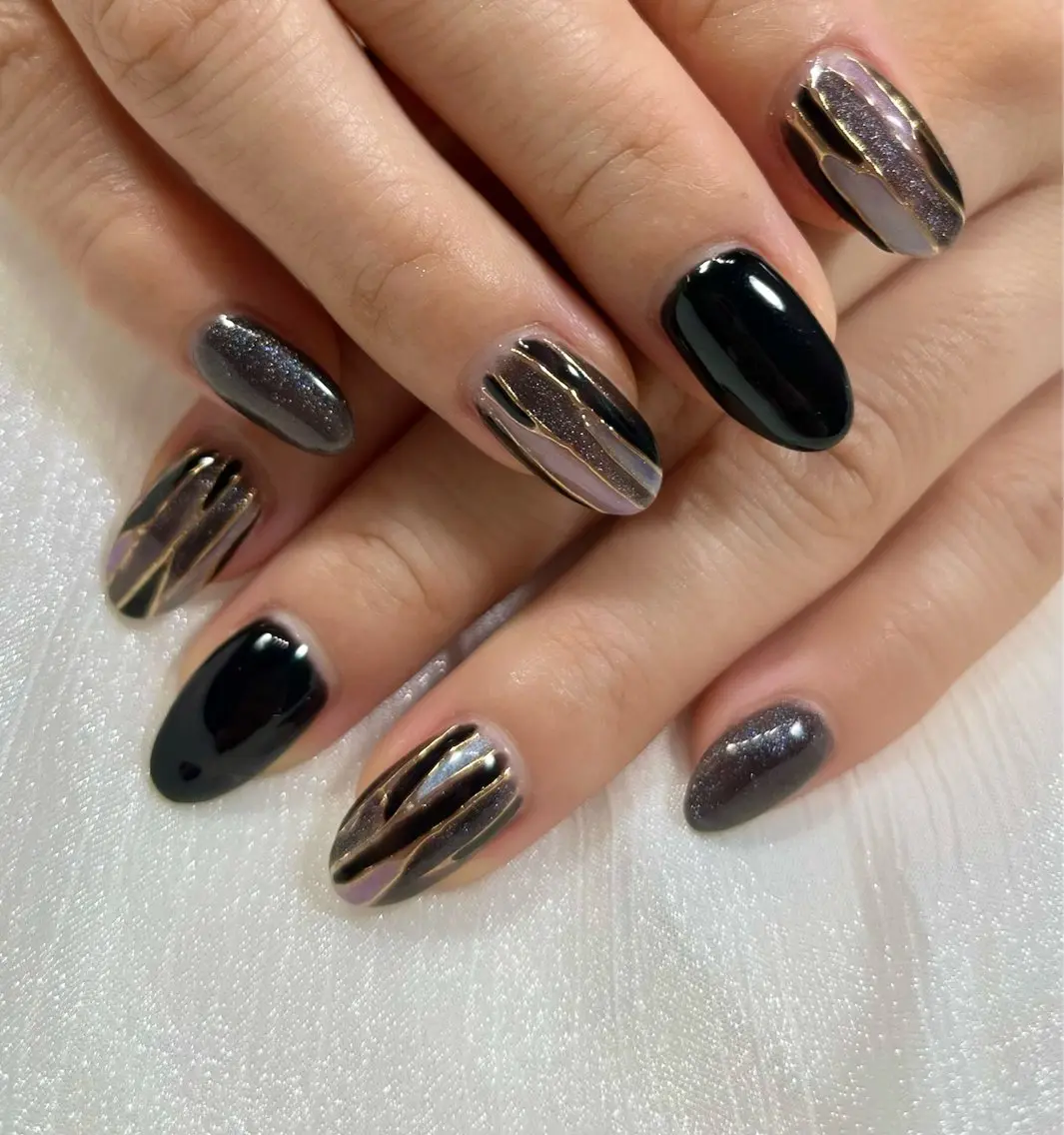 ネイル ハンドネイル knail ＊RISA°.・のネイルデザイン