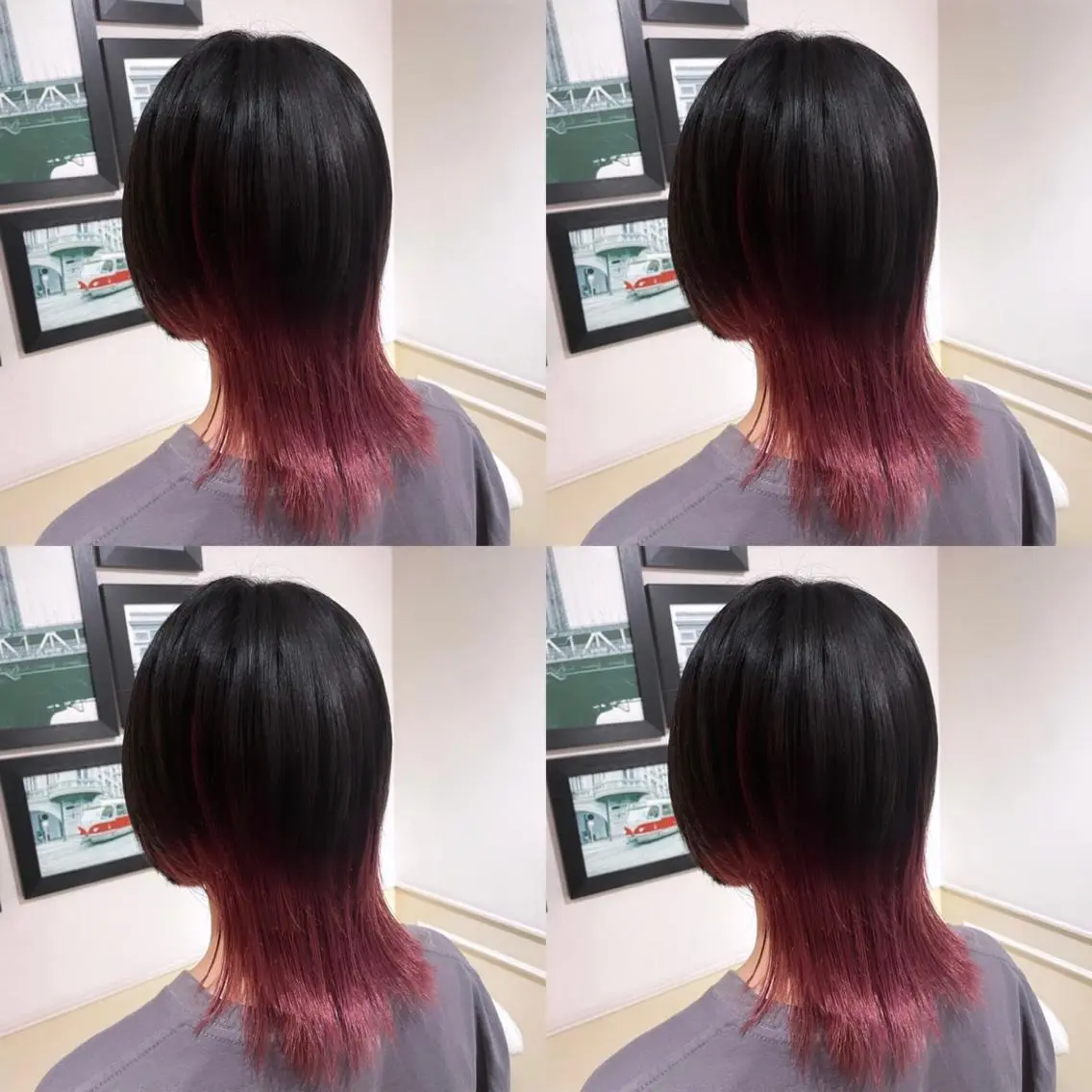 ショート カラー ピンクカラー ウルフカット 🌟トップデザイナー 高橋🌟のヘアスタイル