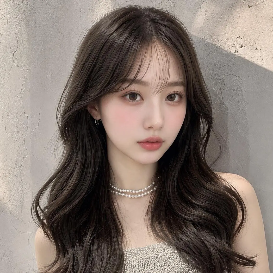 ミディアム くびれヘア 顔まわりレイヤー 髪質改善 韓国風ヘア レイヤーカット Marin 🦢🩵のヘアスタイル