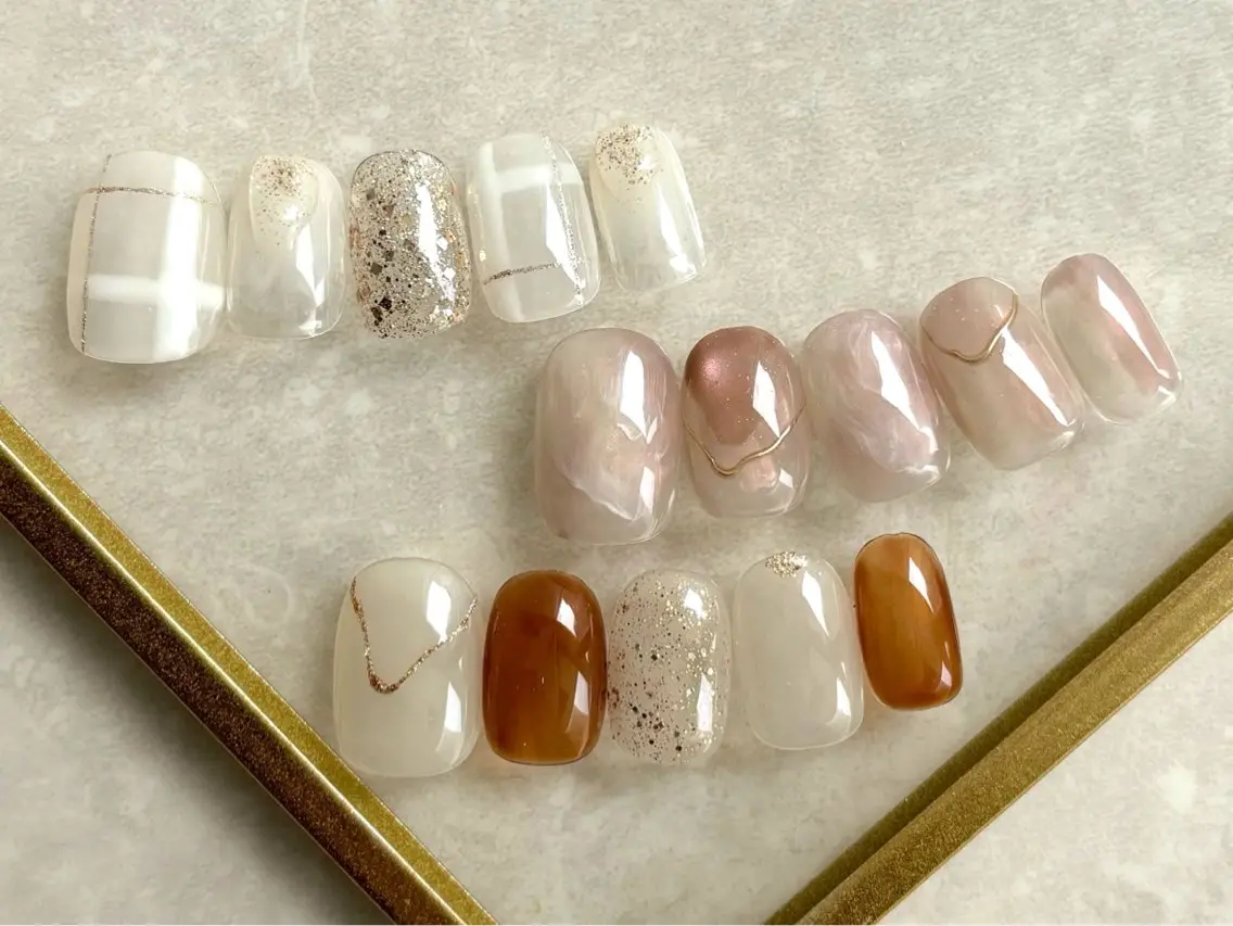 ネイル ニュアンスネイル aoi .のネイルデザイン