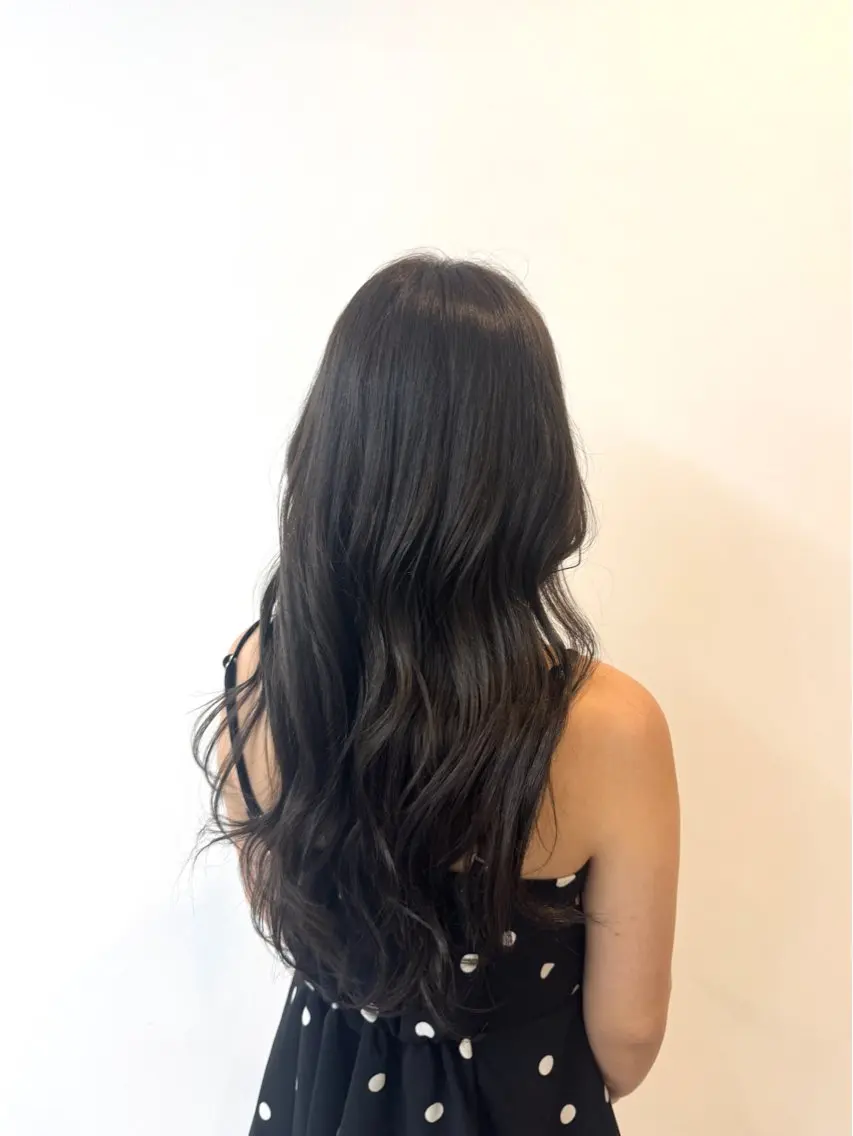 カラー ヘアカラー 藤野 菜々美のヘアスタイル