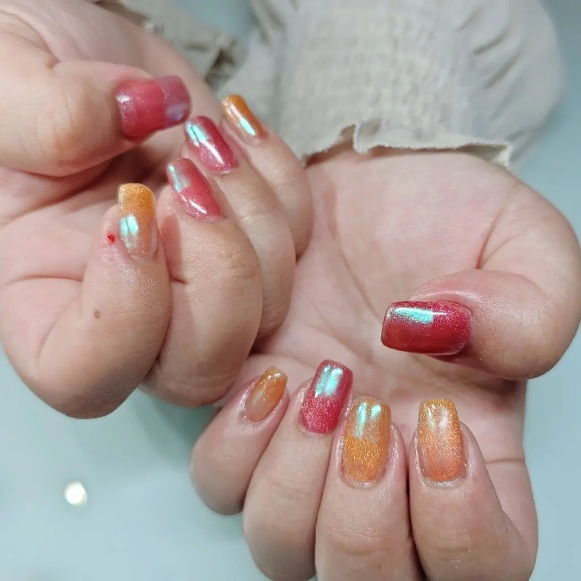 ネイル オーロラネイル salon de  Princessのネイルデザイン