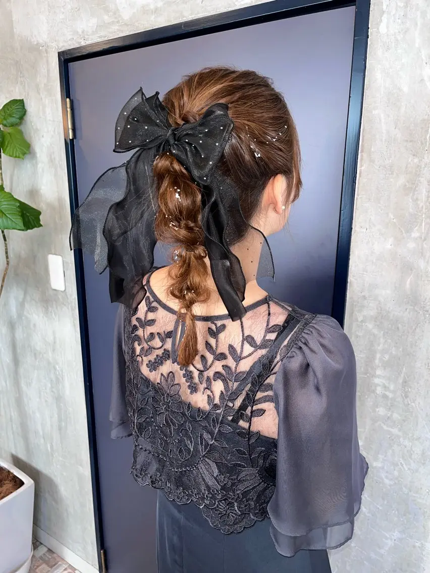 ヘアアレンジ ヘアセット niko RINKAのヘアスタイル