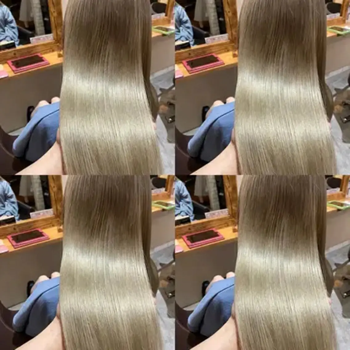 【🔶ダブルカラー🔶】デザインカット＋つやつやWカラー+3step Aujua✨の写真
