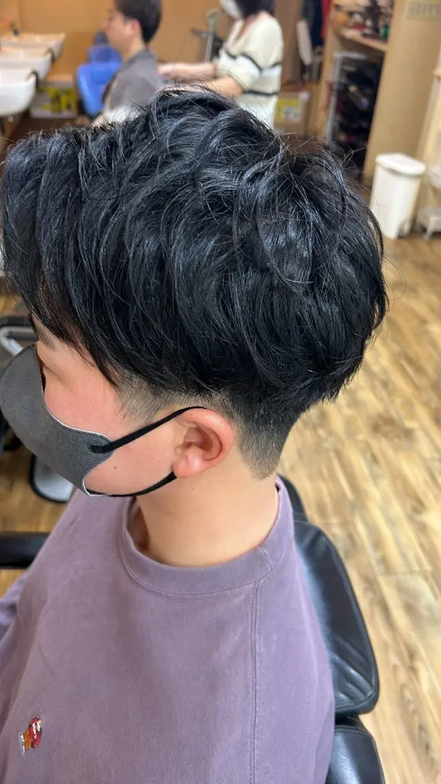 ショート メンズ 永井 天斗のヘアスタイル