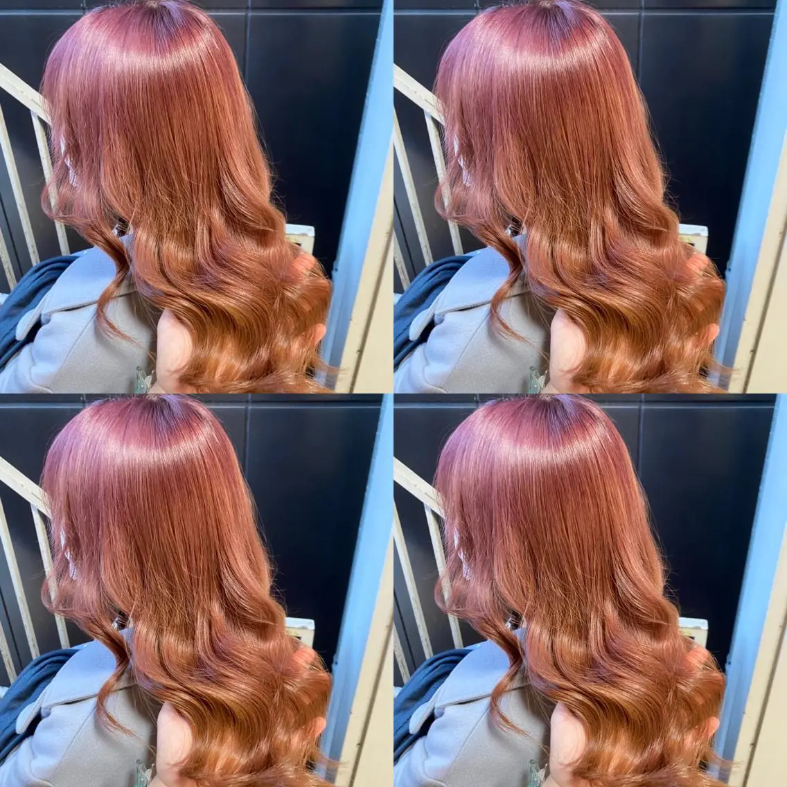 セミロング カラー ヘアアレンジ 💎韓国レイヤー ×エクステゆうま💎のヘアスタイル