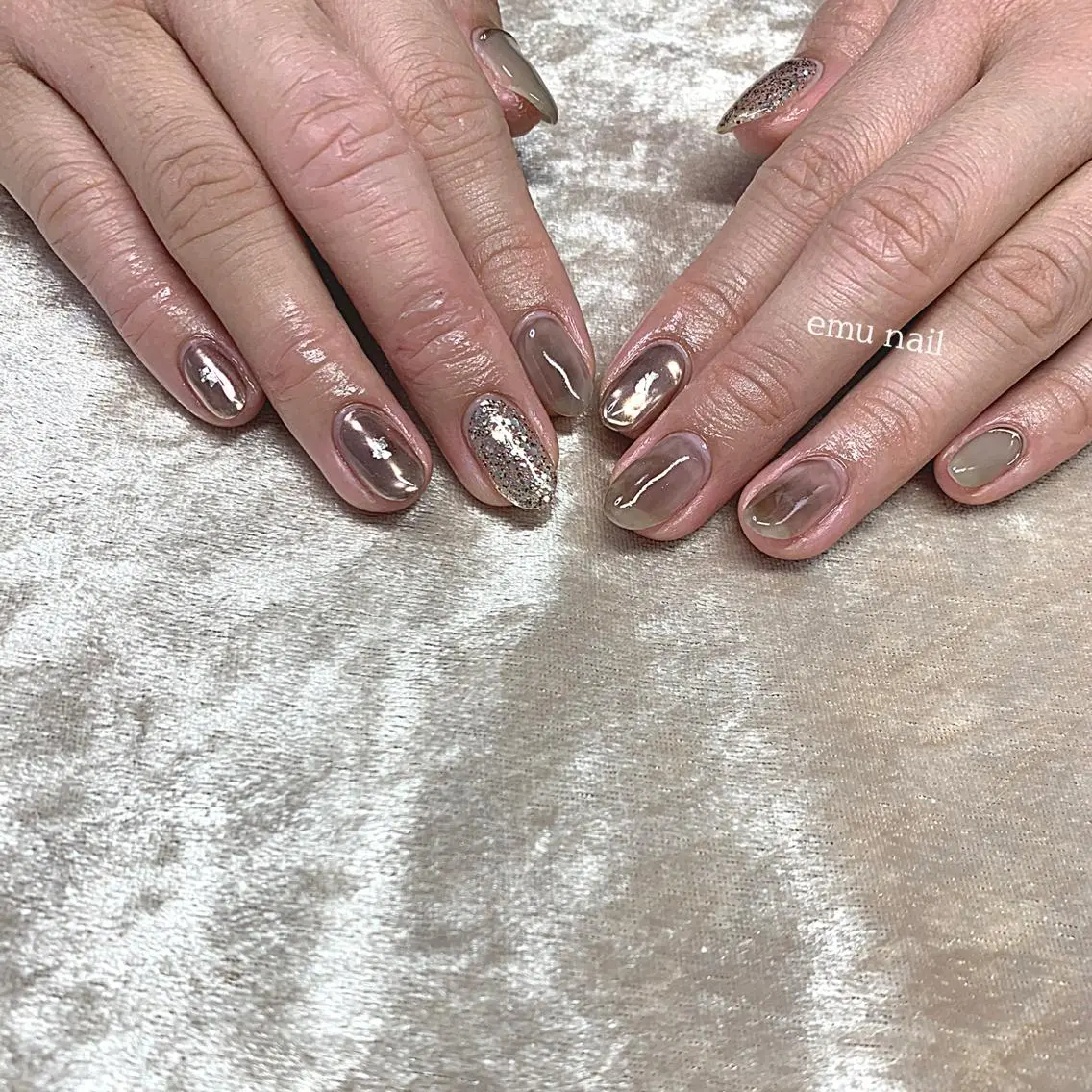 ネイル ニュアンスネイル emu nailのネイルデザイン