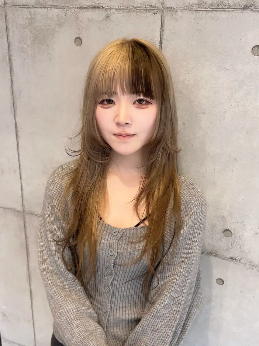 ロング 大野 智亜里のヘアスタイル