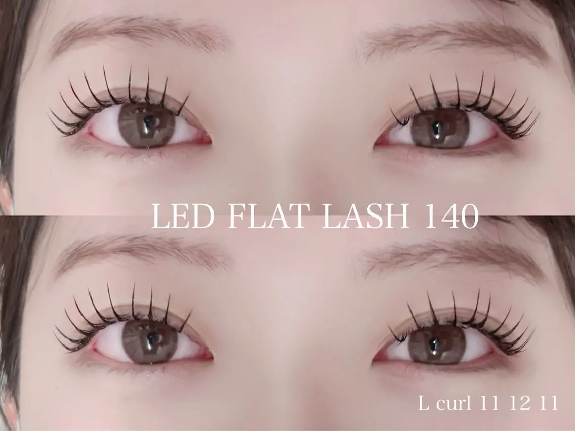 【minimo限定価格】LEDフラットラッシュ140本🎀の写真