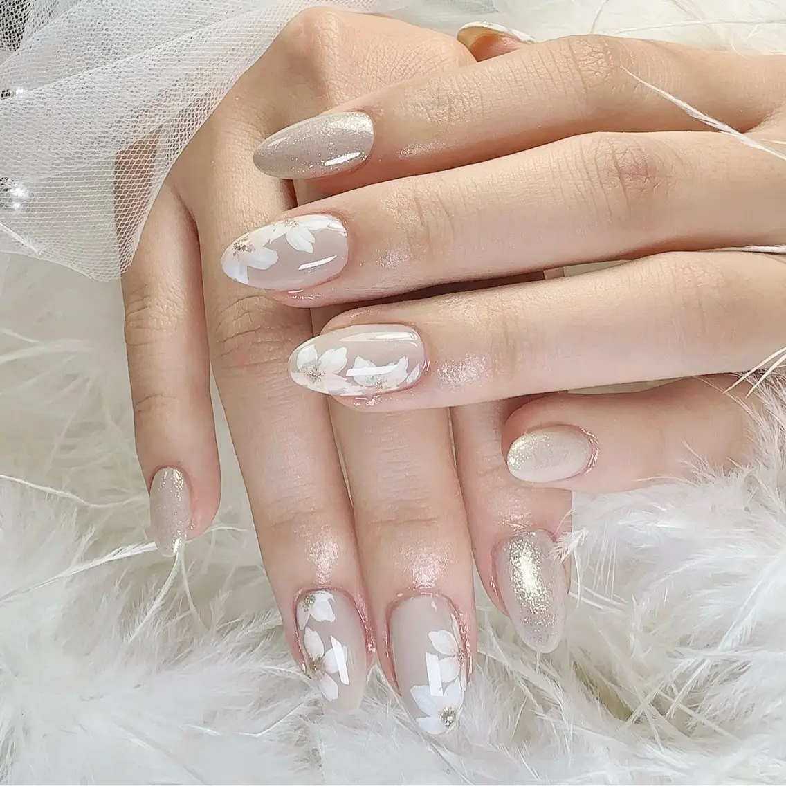 ネイル 韓国ネイル マグネットネイル ニュアンスネイル シンプルネイル ワンホンネイル ハンドネイル ハンドケア nail salon Feerieのネイルデザイン
