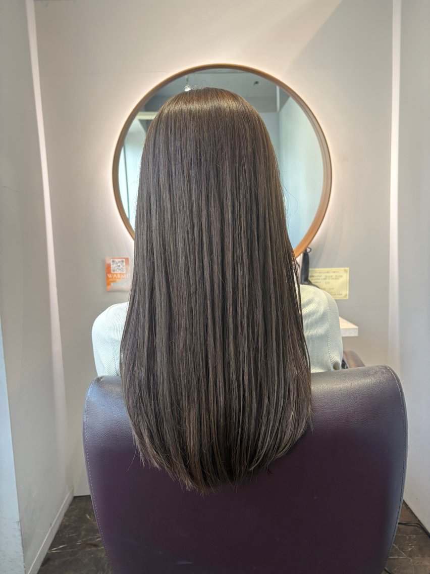 ロング ヘアカラー トリートメント 山本 茉琳のヘアスタイル