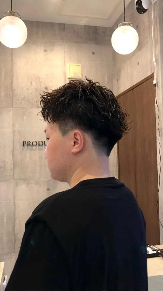 ショート パーマ メンズ メンズパーマ スパイキーショート ショートヘア カット パーマ ハマノ ミユのヘアスタイル