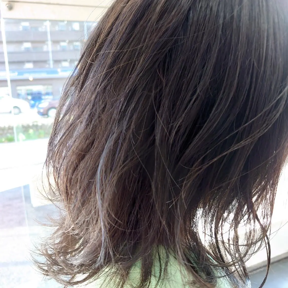 カラー ブルーカラー シルバー 中村 恵二のヘアスタイル