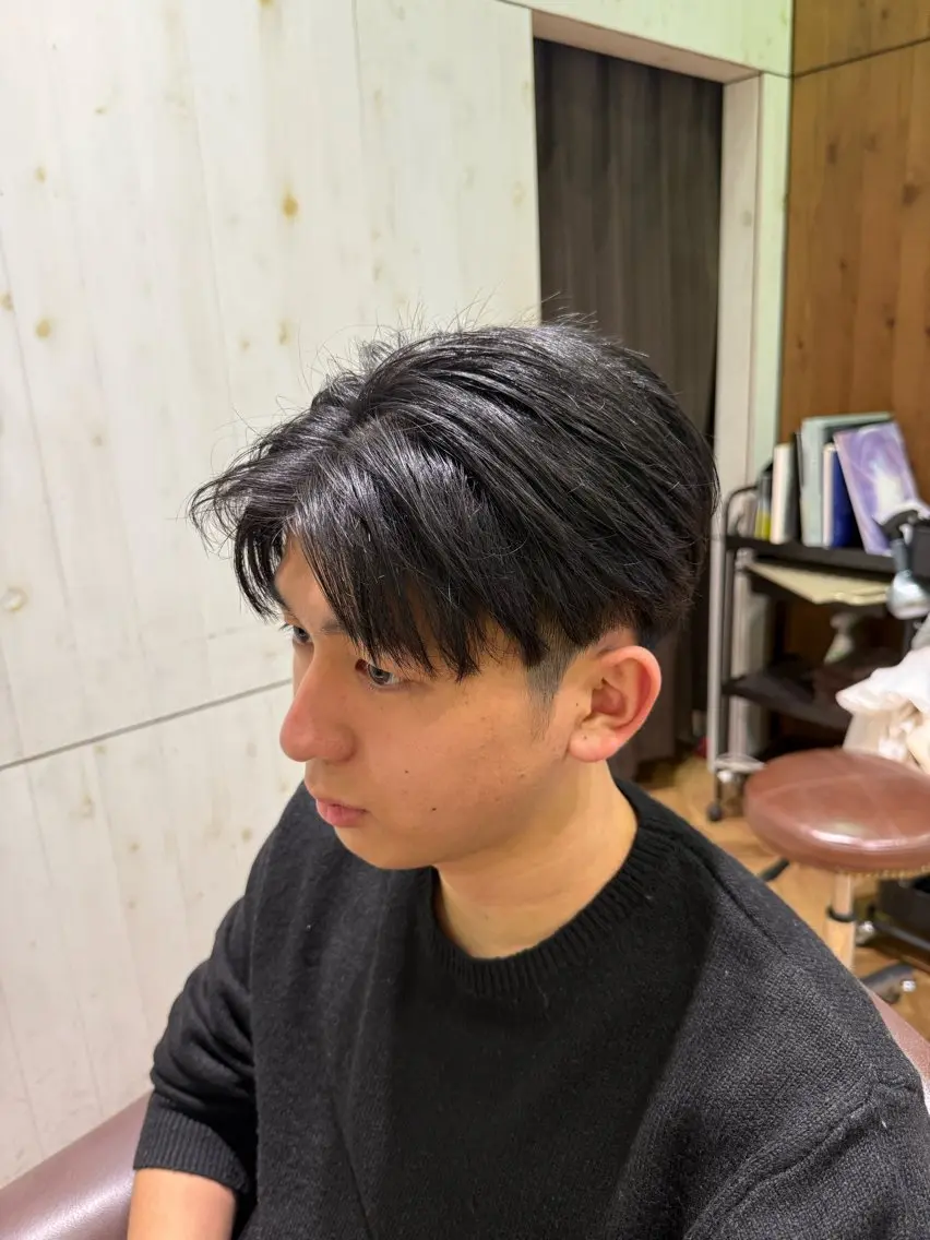 ショート 学生 溝口 槙里也のヘアスタイル