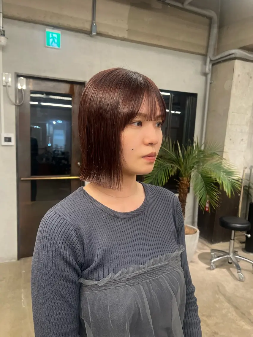 ミディアム 佐久間 萌のヘアスタイル