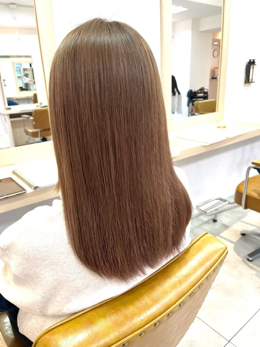 ロング 顔周りレイヤー 髪質改善 / AYUのヘアスタイル