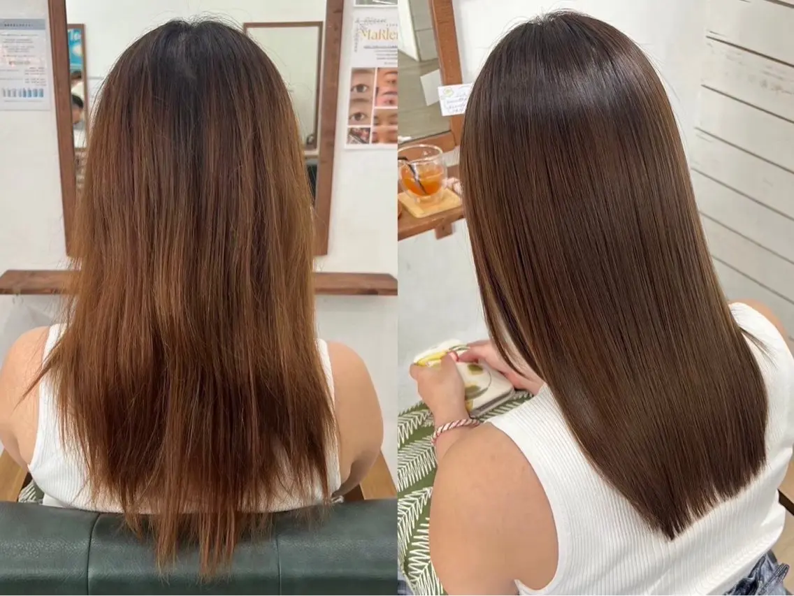 ロング 髪質改善 中村 のんのヘアスタイル