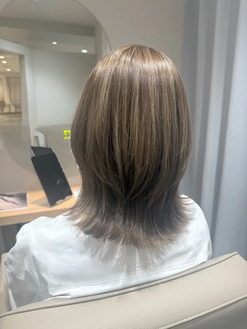 ミディアム カラー ✨インナーカラー/ ✨ボブ/高梨☁️のヘアスタイル