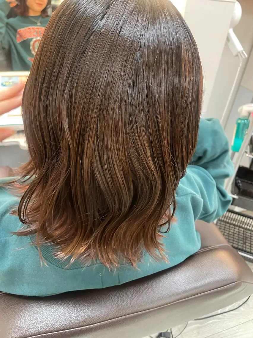 カラー こやま りほのヘアスタイル
