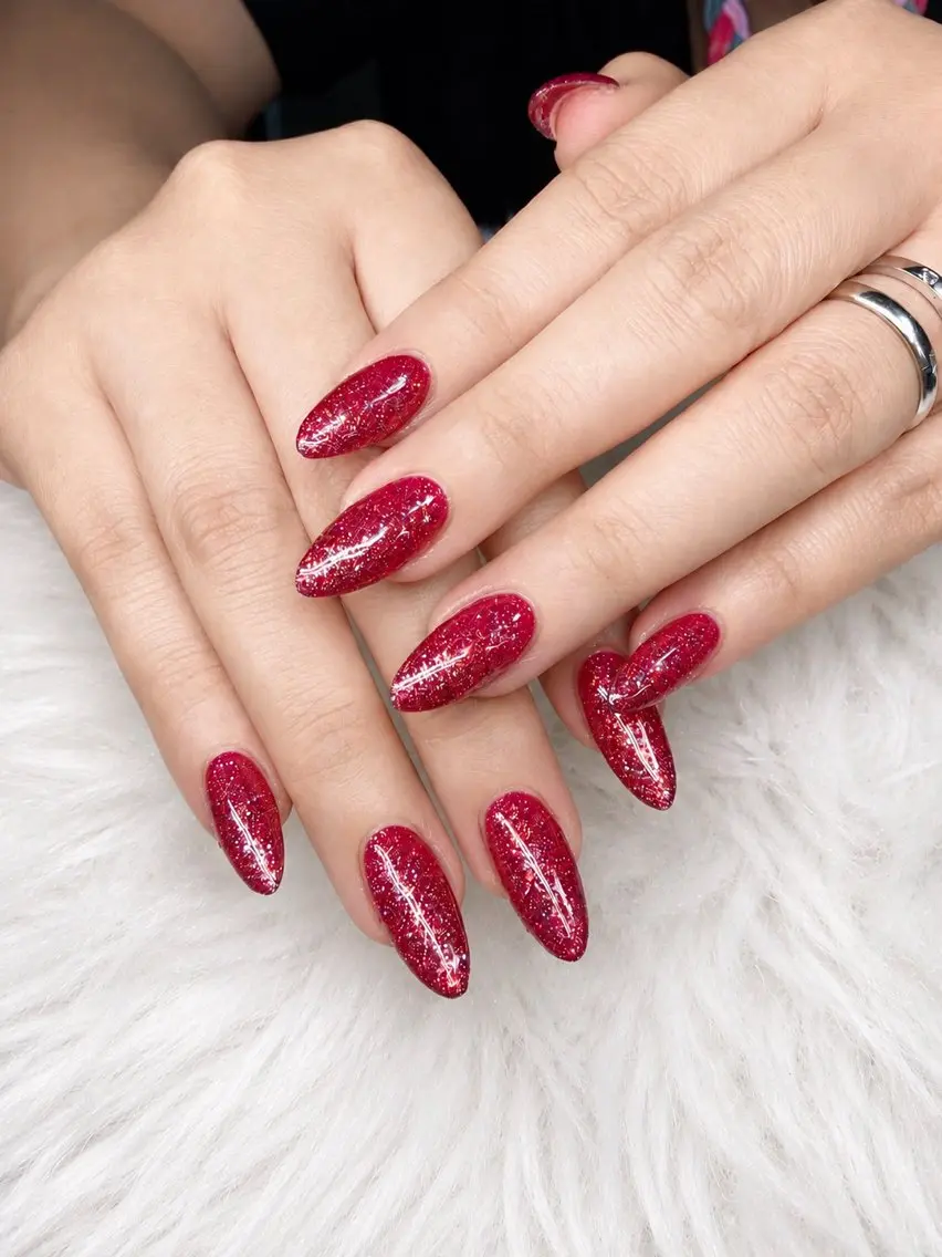 ネイル アートネイル オーロラネイル チークネイル 長さ出し フットネイル ハンドネイル Chan nailsのネイルデザイン
