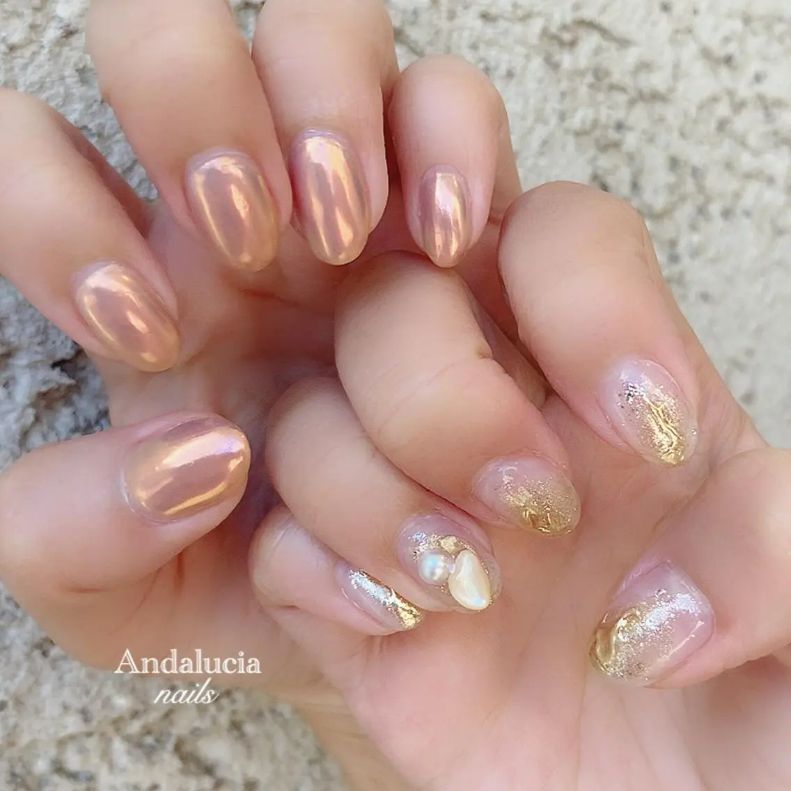 ネイル ニュアンスネイル Andalucia nailsのネイルデザイン