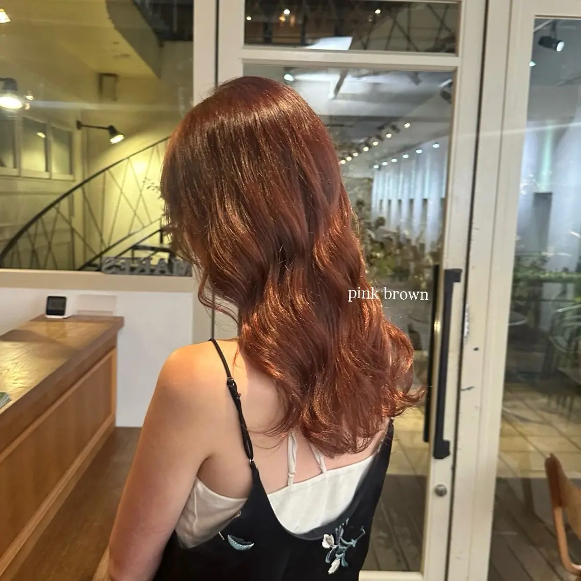 カラー ブラウンカラー ピンクカラー ヘアカラー misaki morimoto🌱のヘアスタイル