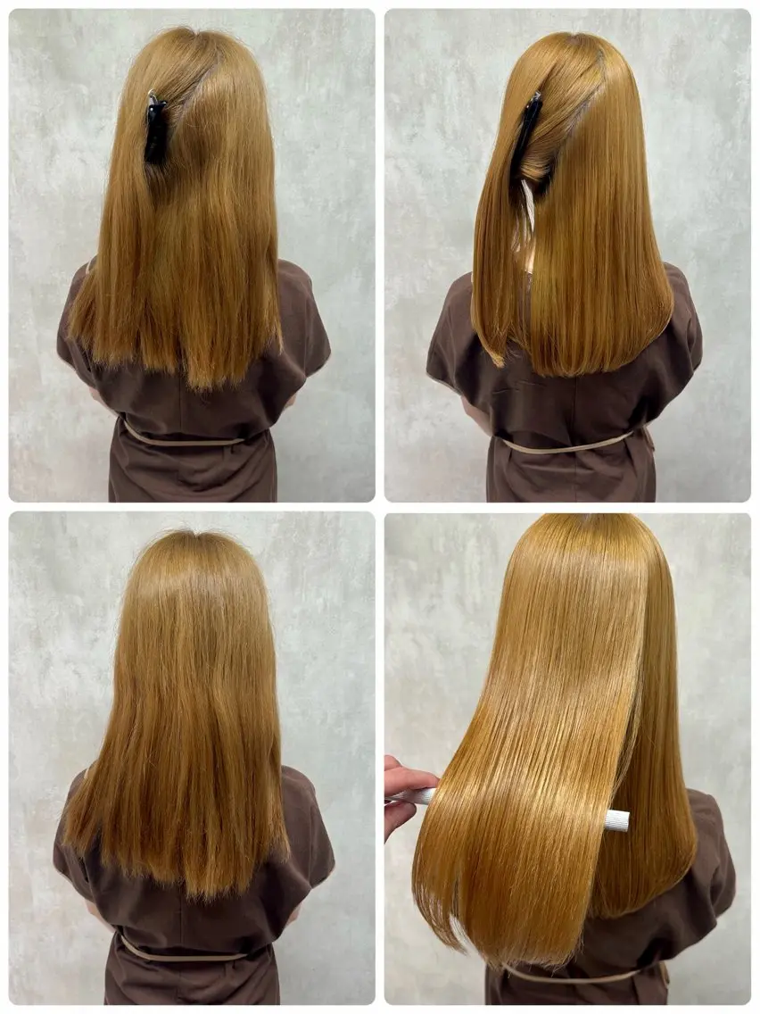 ロング 縮毛矯正 トリートメント ⚠️美容室迷子⚠️ 👍👍ここに集合のヘアスタイル