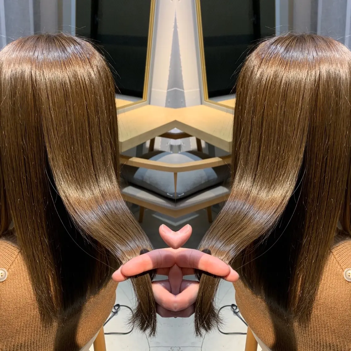 ロング TERU ADACHIのヘアスタイル