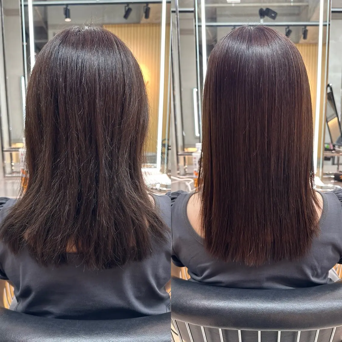 セミロング 髪質改善 縮毛矯正 ✨髪質改善特化✨副 店長椎葉信乃介のヘアスタイル