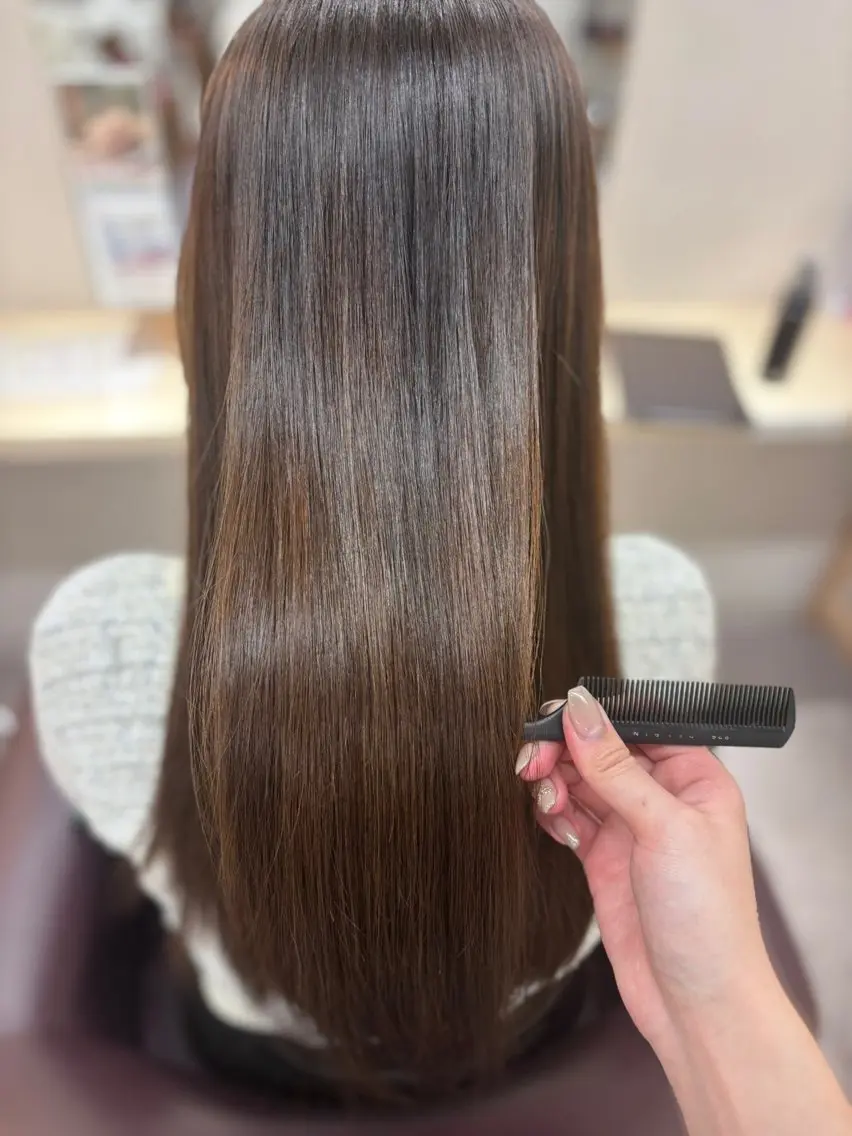 ロング カット トリートメント Haruka✄﻿ 透明感カラー🫧🌙のヘアスタイル