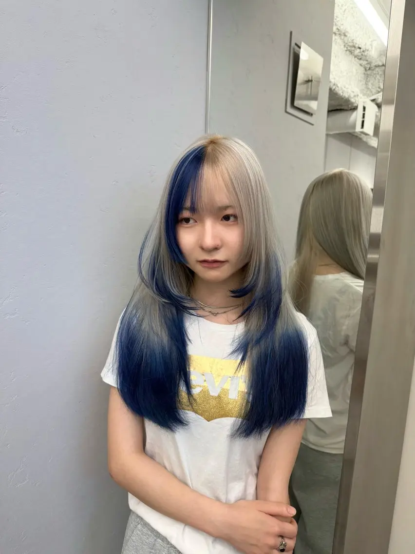 ロング ケアカラー 髪質改善 akari/髪質改善 /ブリーチ/名古屋のヘアスタイル
