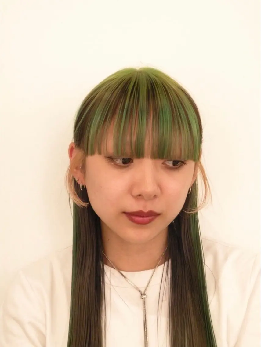 カット＆ポイントブリーチ＆美髪カラー＆クイックトリートメントの写真
