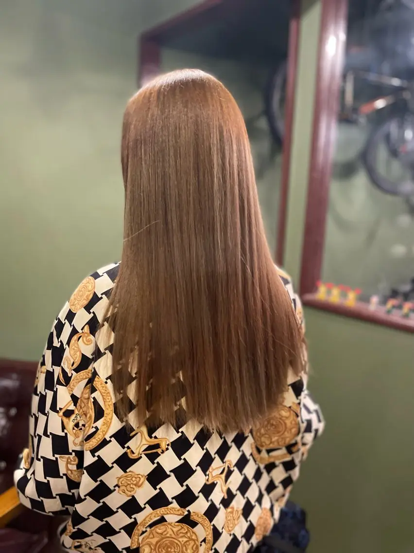 ロング カラー ヘアカラー トリートメント ヘアセット PATH-hair. storeのヘアスタイル
