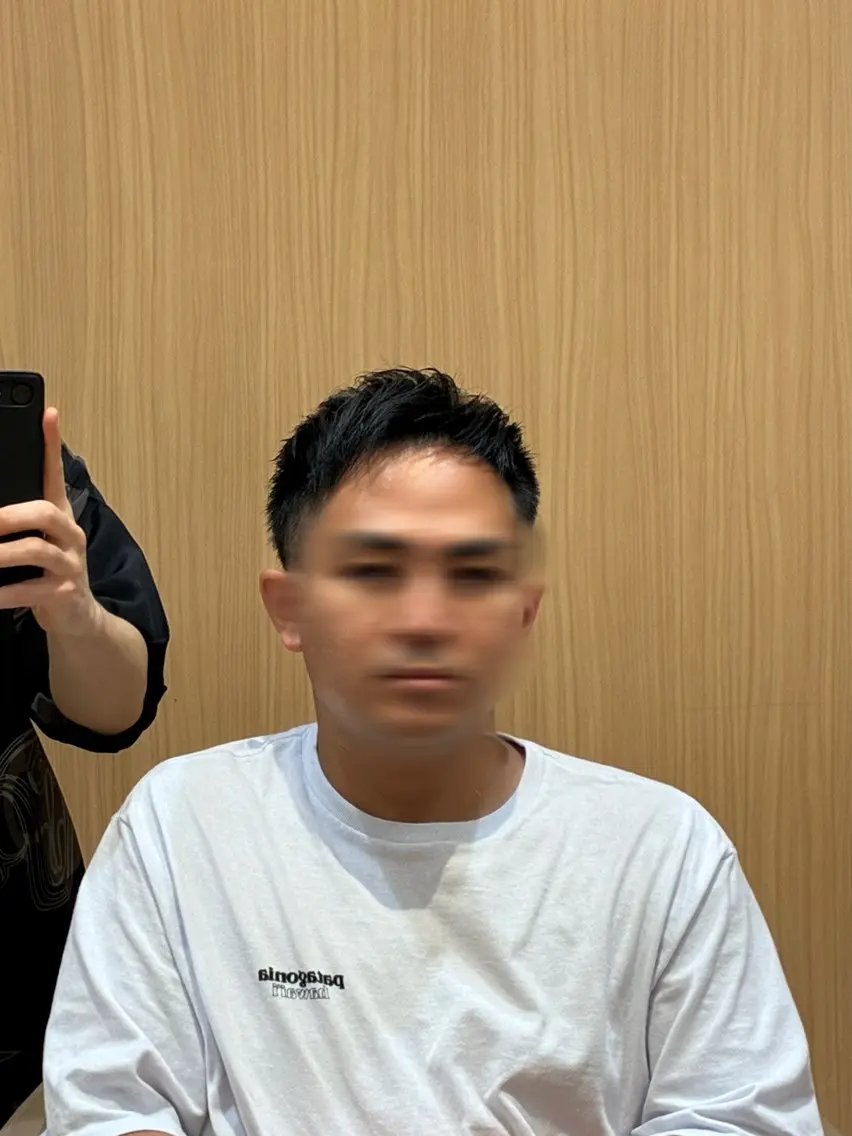 ショート メンズ 大城 明俊のヘアスタイル