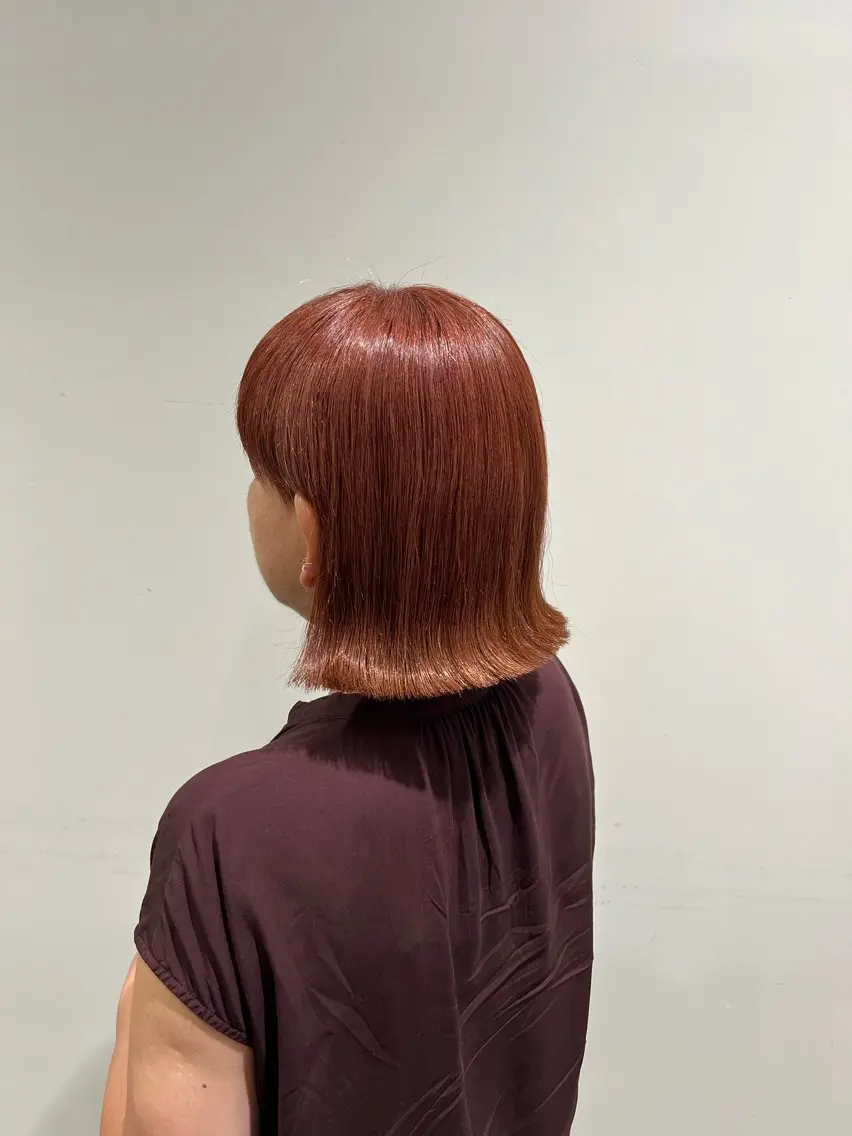 ミディアム カラー ヘアカラー トリートメント Helena みなつのヘアスタイル