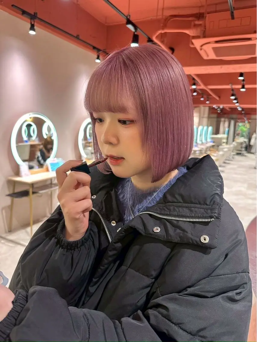ショート カラー カット ヘアカラー 🎀暖色カラー/ HANA🎀のヘアスタイル