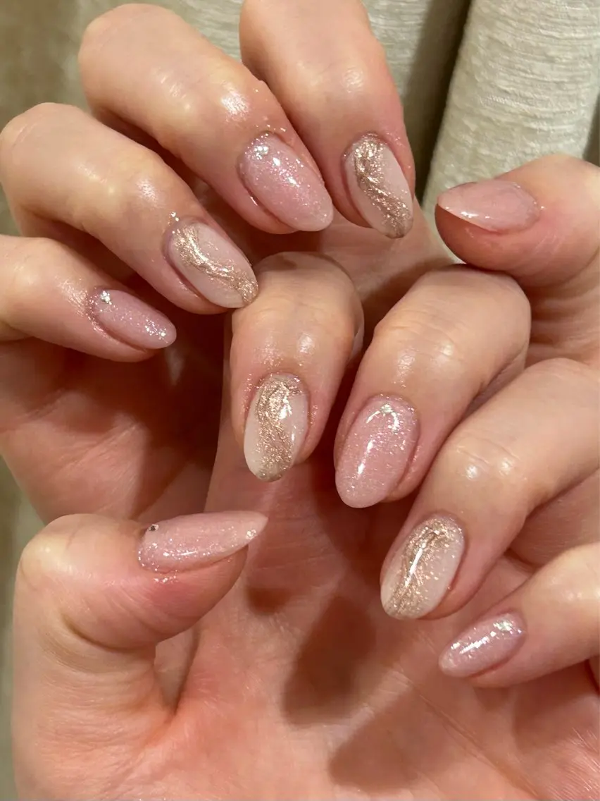 ネイル ニュアンスネイル ハンドネイル Bianca栄店 はるなのネイルデザイン