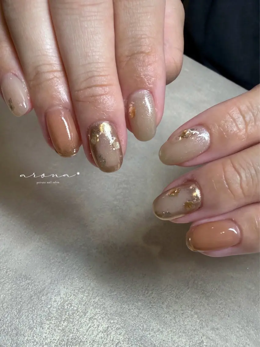 ネイル ハンドネイル nail salon ✷aronaのネイルデザイン