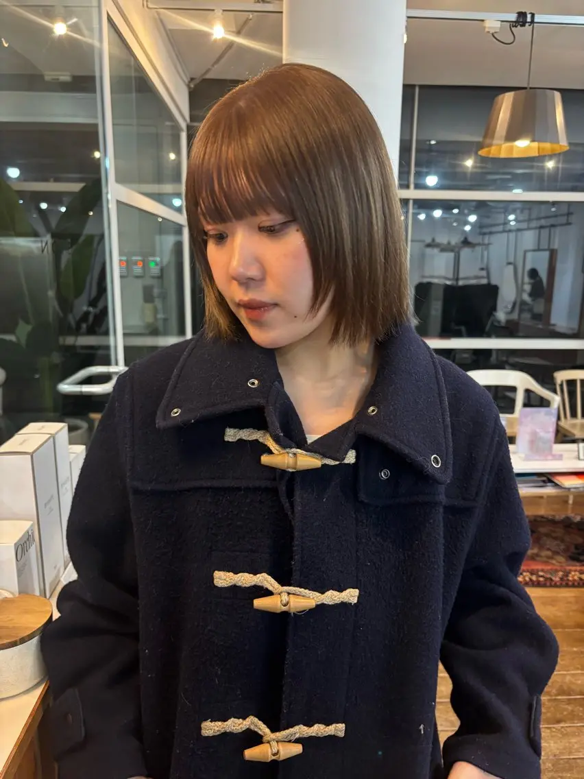 カラー ヘアカラー トリートメント ケアブリーチ 🍄Kurumi🍄のヘアスタイル