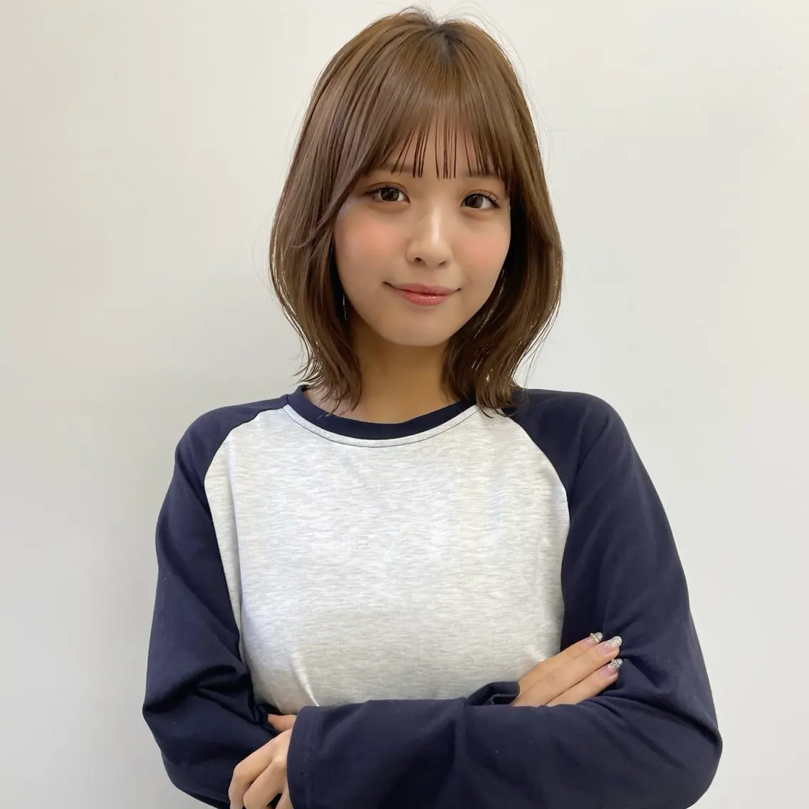 ミディアム カラー ヘアカラー トリートメント カットモデル募集中 🤍harunaのヘアスタイル