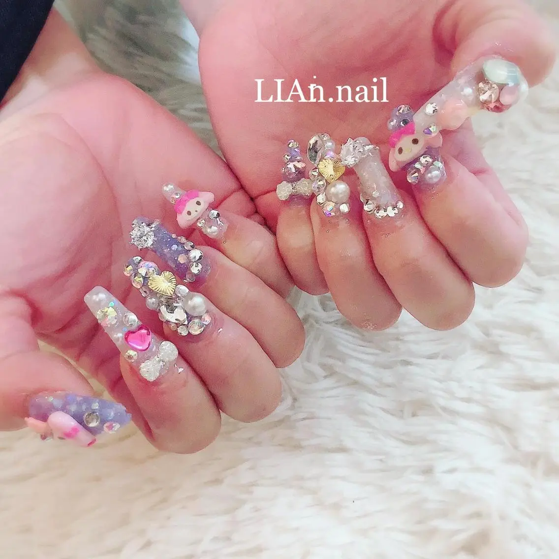 ネイル スカルプネイル Lian nailのネイルデザイン