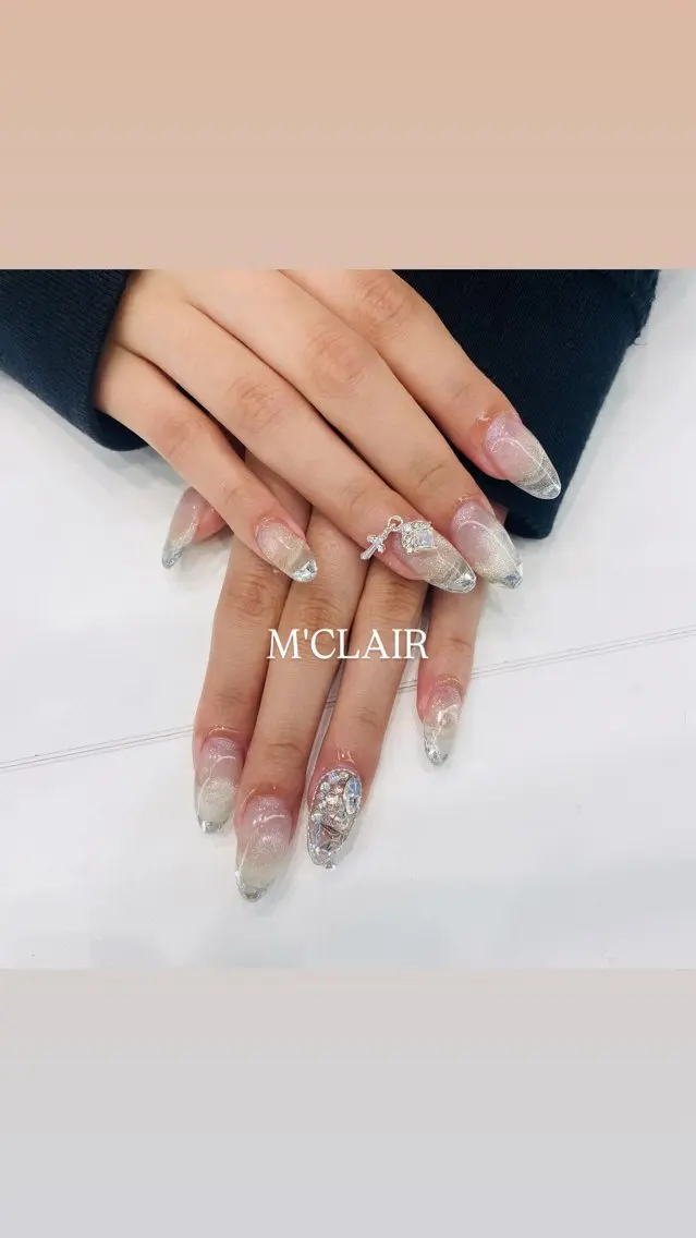 ネイル マグネットネイル ネイルチップ M'CLAIR makikoのネイルデザイン