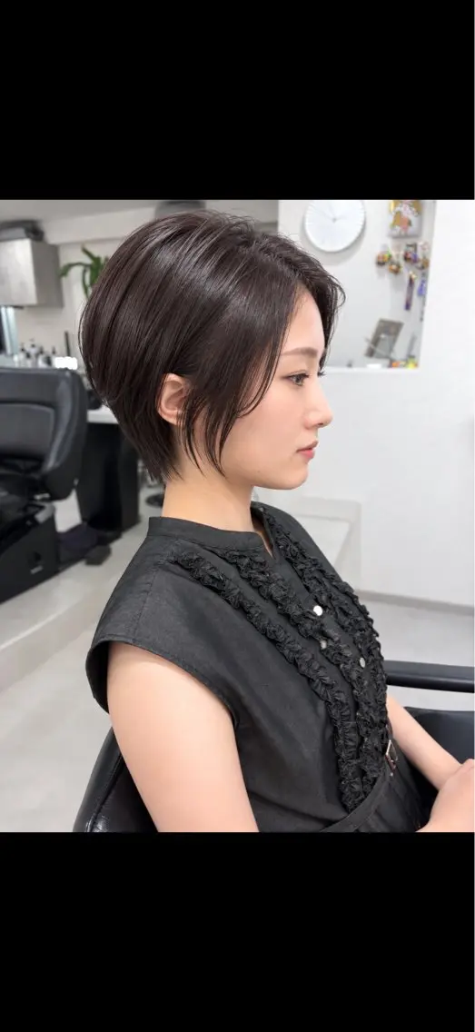 ショート カラー カット ヘアカラー トリートメント 髪質改善will hairdesignのヘアスタイル