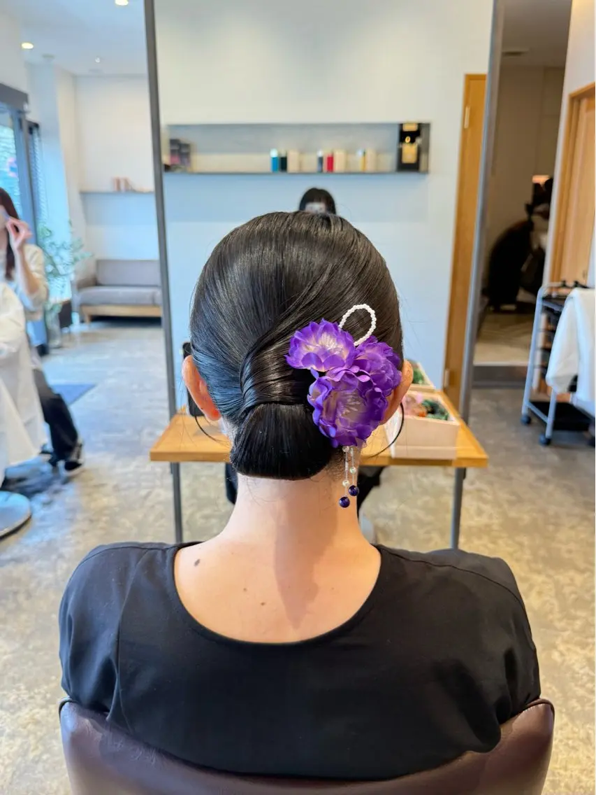 ヘアアレンジ ヘアセット rio ୨୧のヘアスタイル