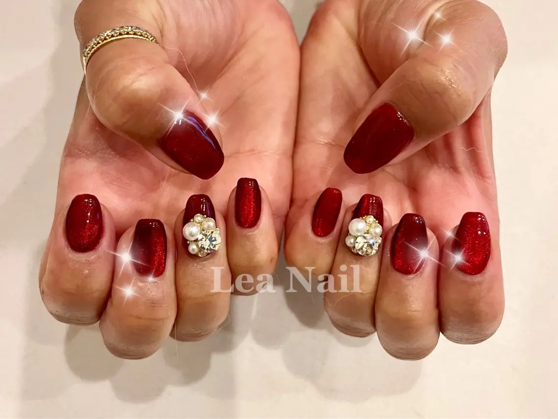 ネイル 持ち込み ハンドネイル Lea Nailのネイルデザイン