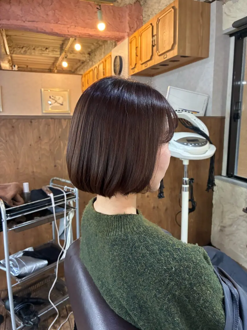 ショート カラー 大人ショートボブ専門 /増田英二のヘアスタイル
