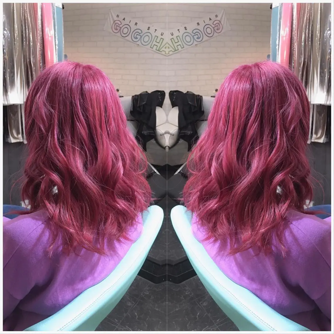 セミロング カラー ヘアアレンジ カット Kimura Shinyaのヘアスタイル