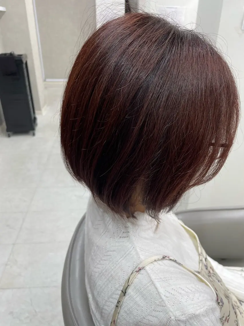 ショート ショートボブ ボブ ショートヘア カット ヘアカラー トリートメント 工藤 洸のヘアスタイル