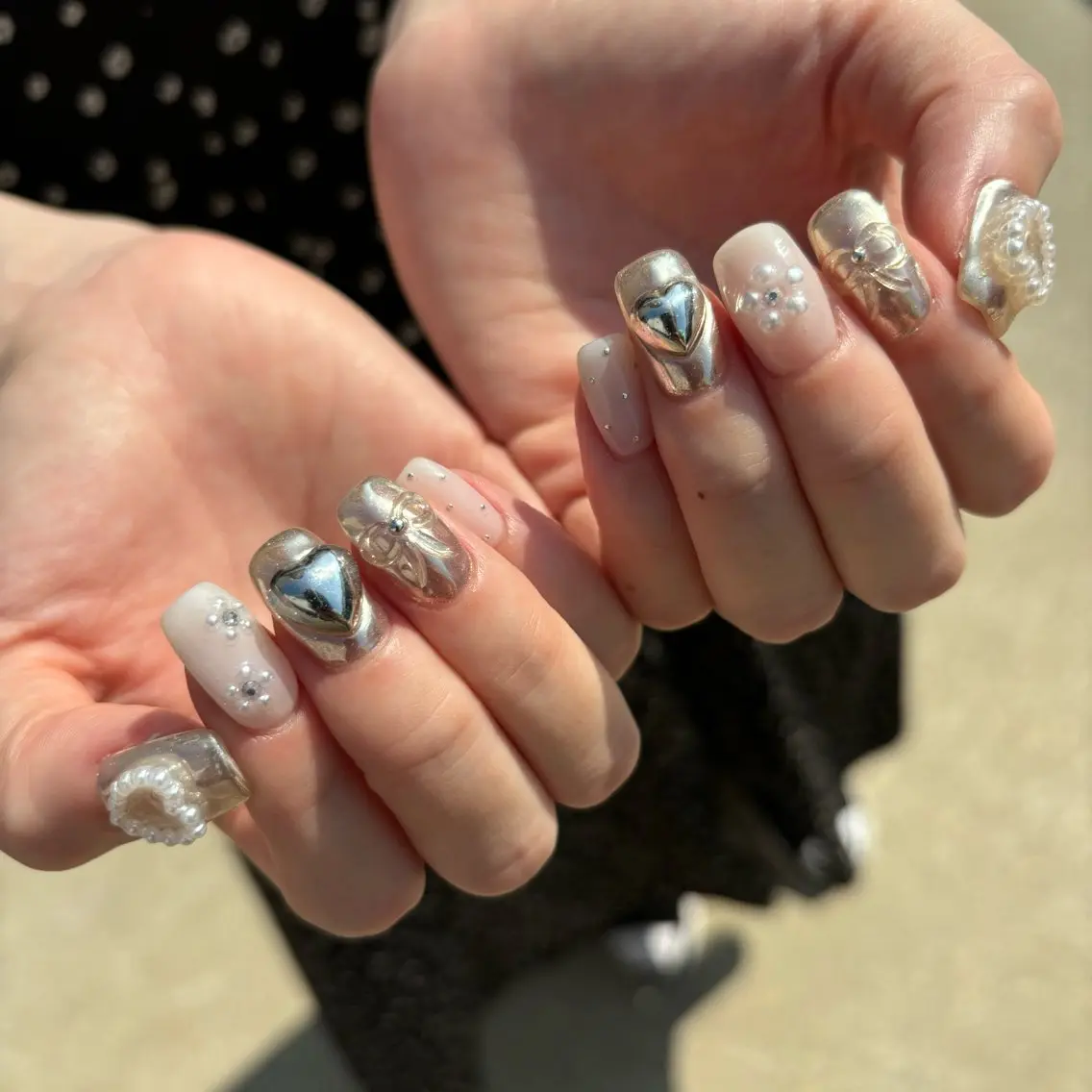 ネイル ハンドネイル Sea  nail by emaのネイルデザイン